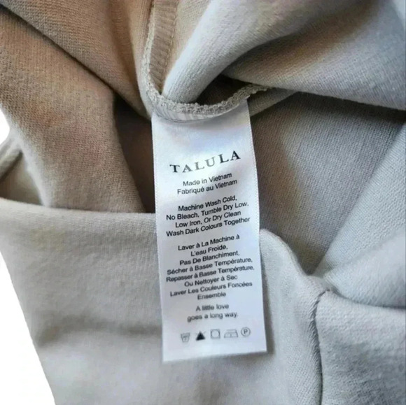 Aritzia Talula Primrose Faux Wrap Mini Skirt Taupe Stretch Y2K 90s Women Small - Picture 6 of 10